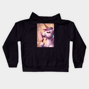 Ice Cream Unicorn Kids Hoodie